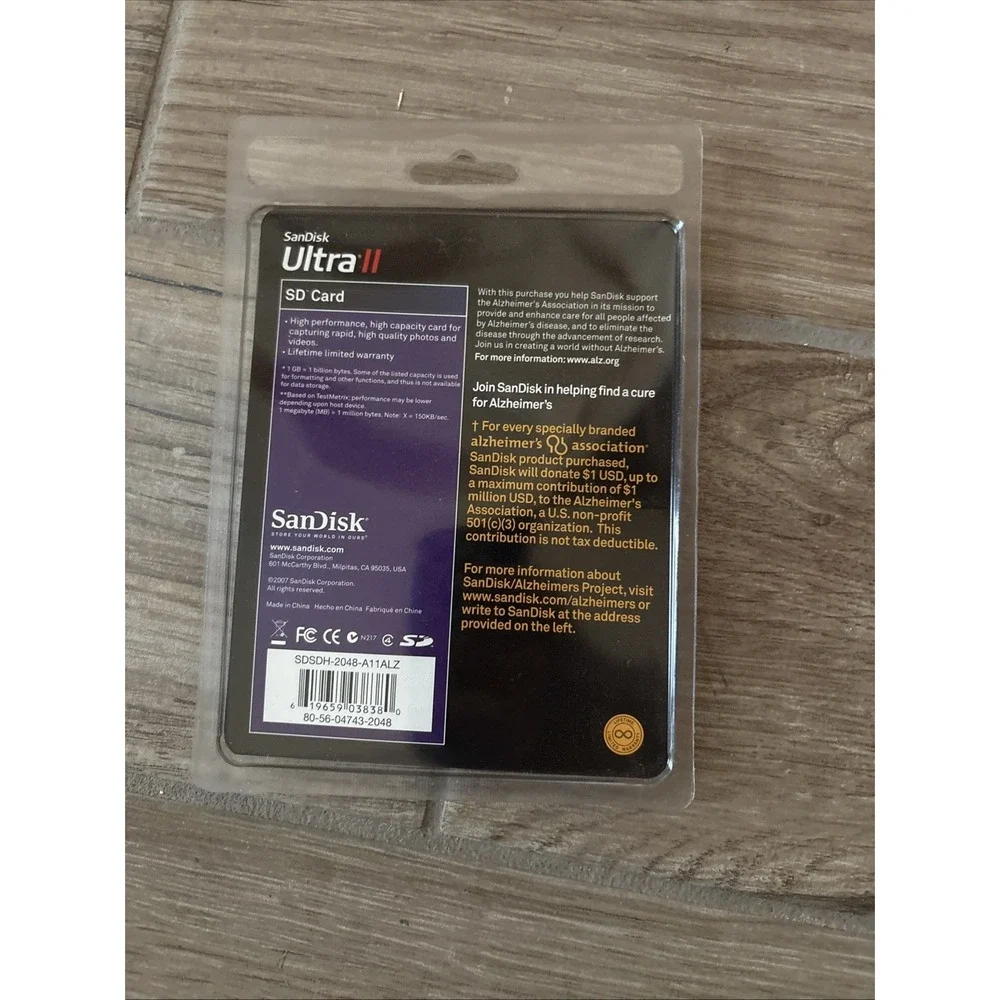 SanDisk Ultra II 2GB Memory Stick PRO Duo Card 15 MB/s - SDMSPDH-002G-A11